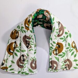 Rice Bag, Therapeutic Heating/Cooling Rice Bag, Heat Pad, Cold Pack, Sloths